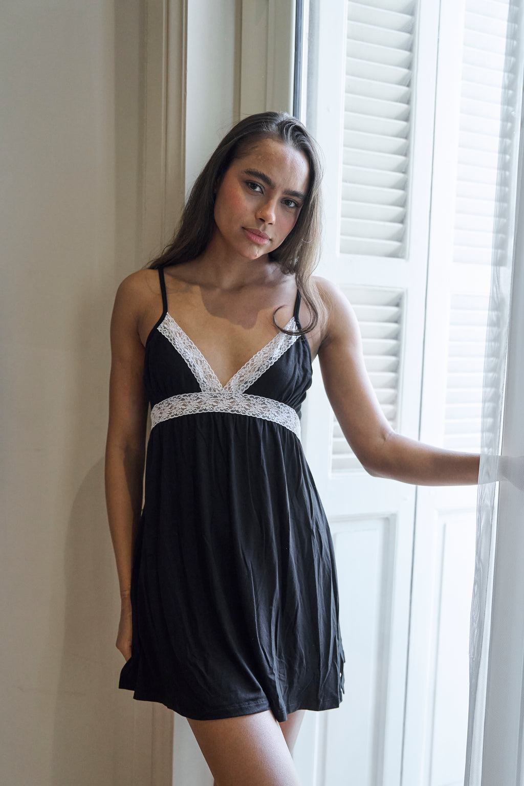 The Black Coco Nightie