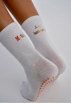 The Pilates Hungover socks